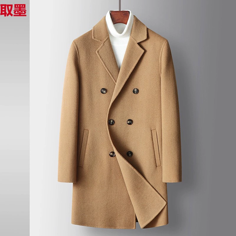 Мужское пальто 2024 новый осенний и зимний