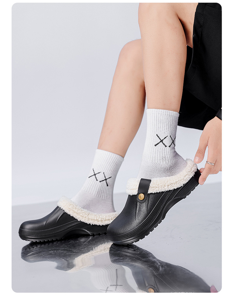 Damen-Slipper aus Plüsch-Fleece für den Sommer, warm, maschinenwaschbar, für den Innenbereich, Hausschuhe_voghion.com