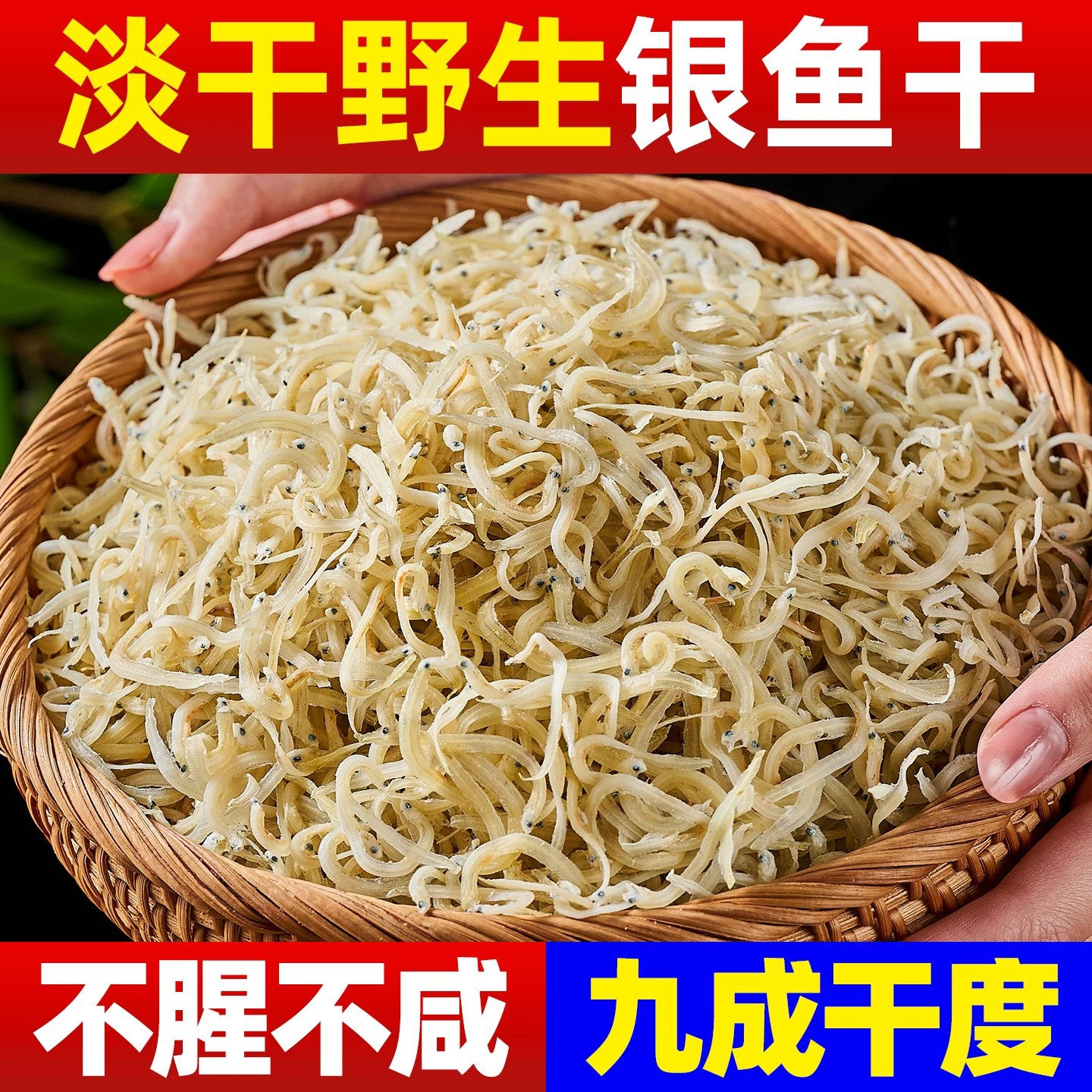 Premium Grade Sun-Dried Silverfish 125g Authentic Deep Sea Silverfish Dried Small Fish Dried Seafood Direct Sale from Manufacturer Wholesale