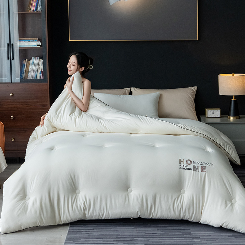 싱글 기숙사 학생을위한 클래스 이불 침실 봄과 가을 이불 겨울 이불 150x200 면 이불 코어