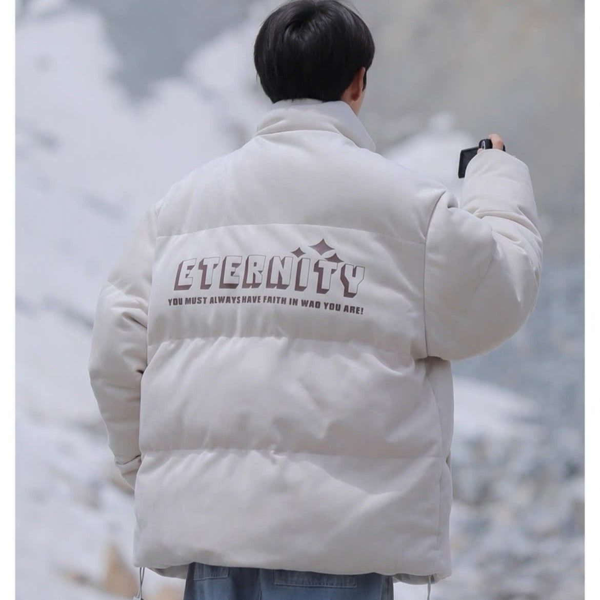 Winter New Men's Thickened Warm Padded Jacket Regular Stand-up Collar Padded Jacket Korean Version Trendy Youth Down Padded Jacket_voghion.com