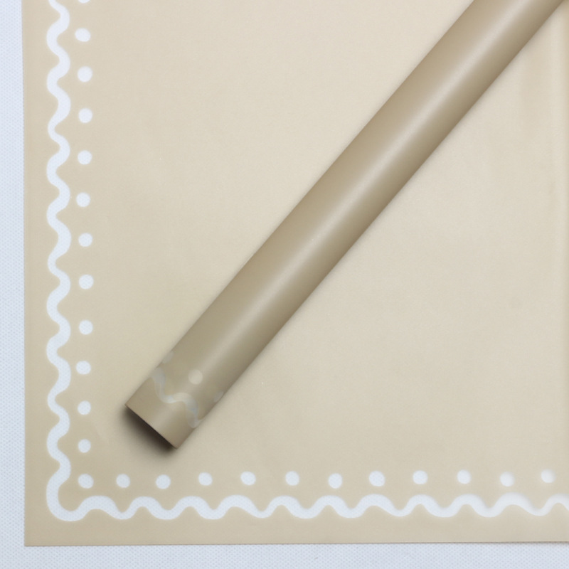 Huaxi bicarbonato de sodio gelatina película flor de embalaje DIY ramo florista impermeable semitransparente niebla papel de flores de pan