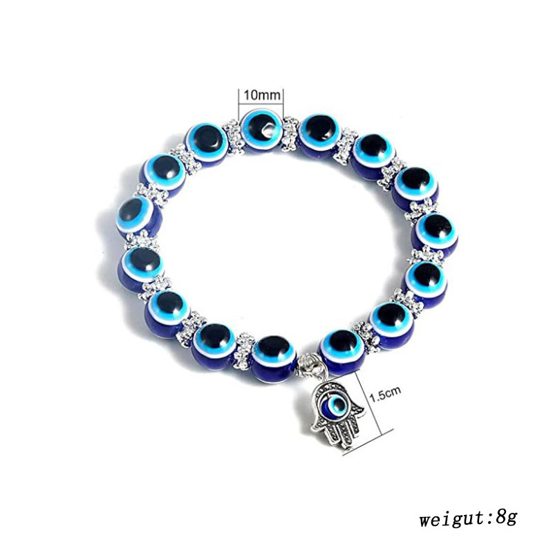 Fashion Devilu0027S Eye Palm Plastic Resin Unisex Bracelets 1 Piece