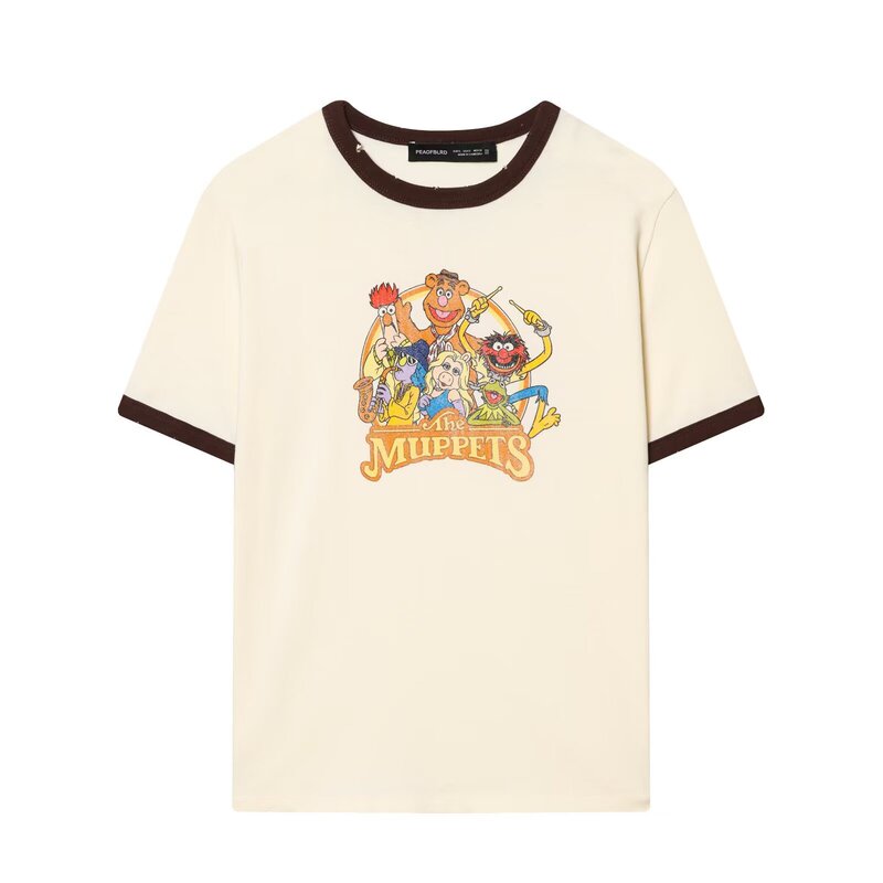 Taop&Za Women's Clothing 2026 Spring New Disney Big Frog Puppet Show Short-Sleeved T-Shirt 5643050 Taop&Za Women's Clothing 2026 Spring New Disney Big Frog Puppet Show Short-Sleeved T-Shirt 5643050