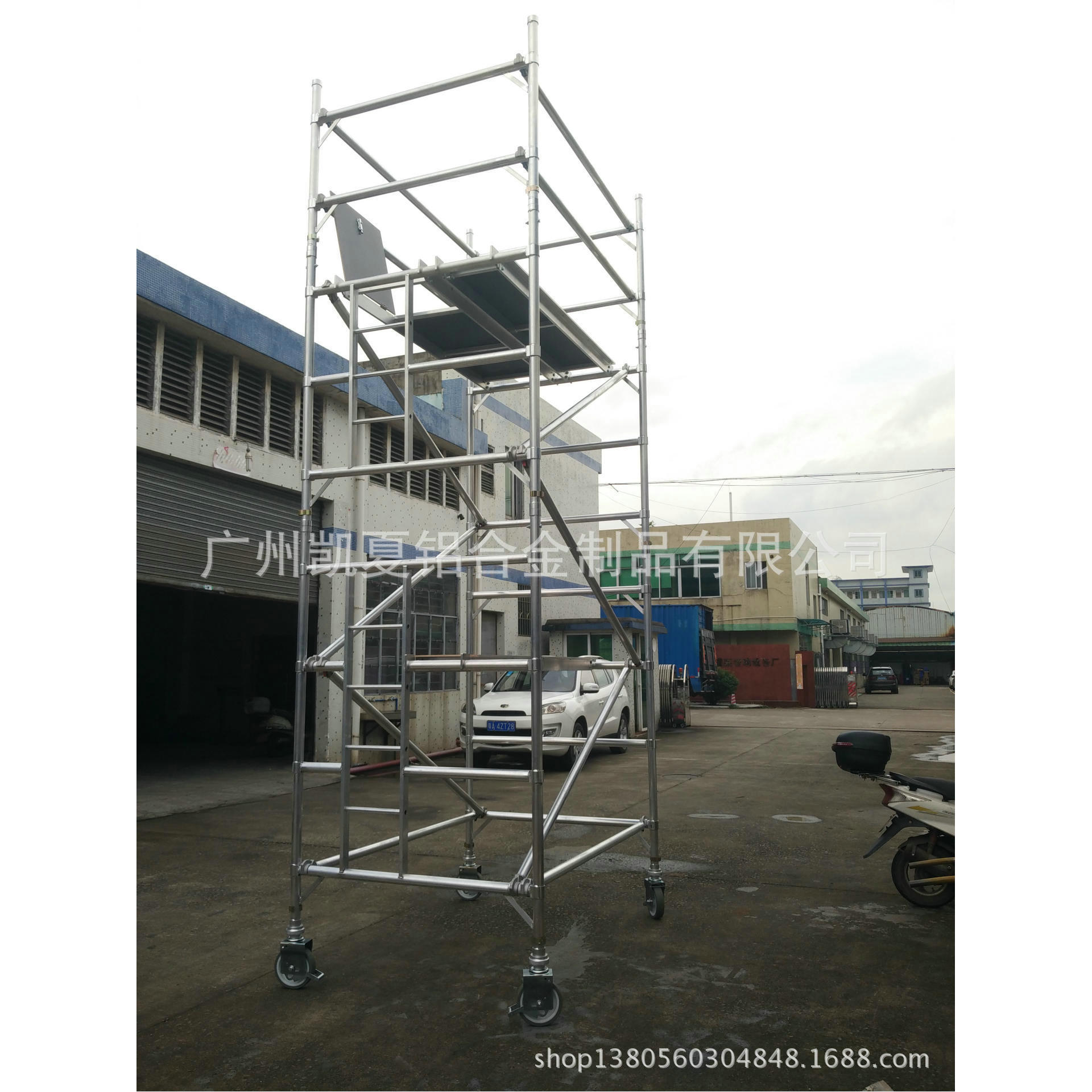 铝合金快装脚手，凯夏快装脚手架轻便拼接防滑承重轻量轻量防滑