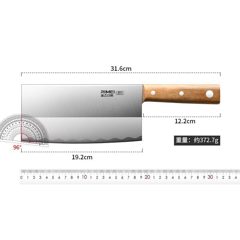 Cuchillos de cocina resistentes al desgaste, cuchillo de cocina doméstico anti-corrosión, cuchillo de corte de carne duradero, cuchillo de corte de acero inoxidable