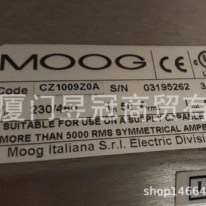 全新原装进口MOOG 驱动器 DS2000 CZ1009Z0 顺丰包邮原装议价顺丰