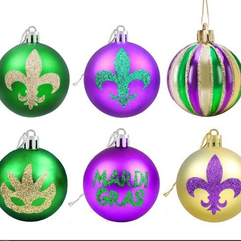 Nuevo carnaval decoración BOLA DE Navidad bola galvanoplastia espejo bola Navidad árbol decoración pequeño colgante 4cm5cm6cm