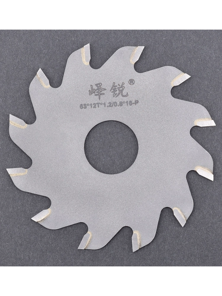 Оптовая продажа 63 мм сплав пила T-образный зубчатый твердосплавный 2-дюймовый деревообрабатывающий мелкий срез древесно-алюминиевый кусок двойного назначения