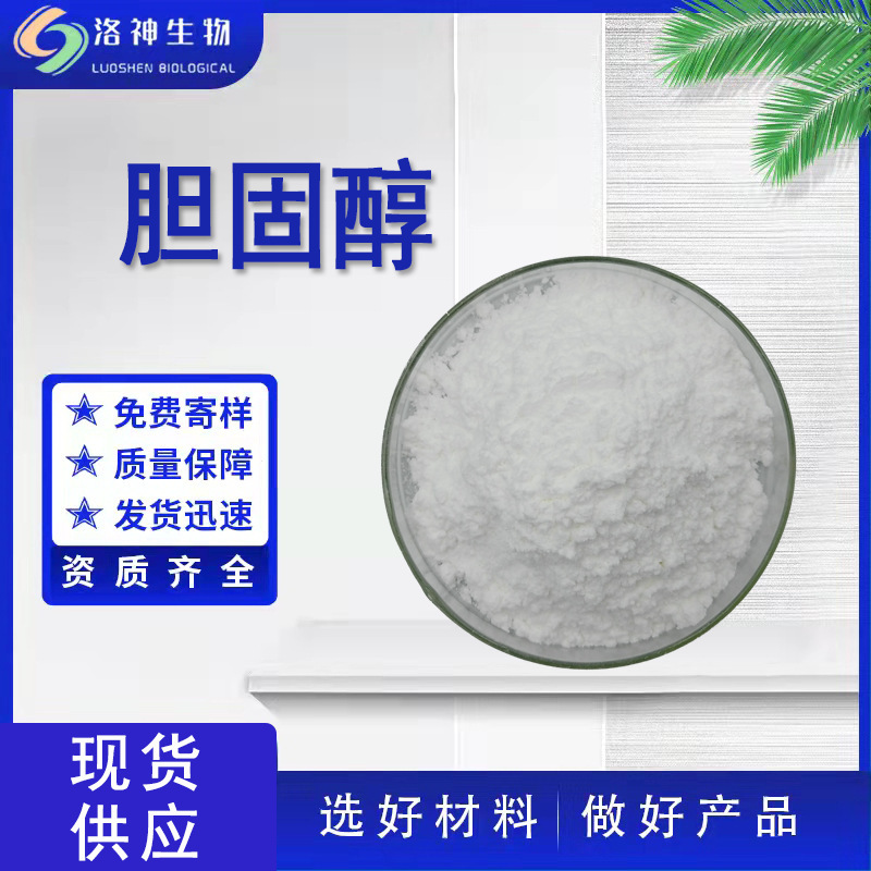 Spot 99% Cholesterol Cosmetic Grade Raw Material Cholesterol 57-88-5 Large Quantity and Excellent Price Free Shipping Cholesterol