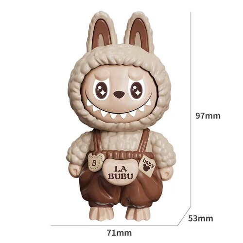 Cross-border Lulu Face-changing Figure Keychain Trendy Collectible Gift Creative Ornament for Men and Women, In Stock