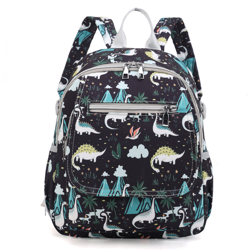 Comercio exterior nueva mochila separada en seco y húmedo bolso colgante de cochecito de bebé de moda versión coreana de tela Oxford bolso de moda para madres y bebés al por mayor