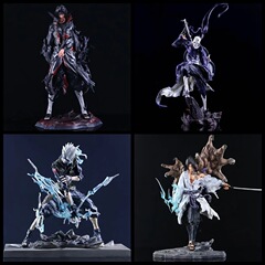 火影GK鉄幕帯土旗木カカシレイチェ戦闘シーンモデル置物箱入りフィギュア