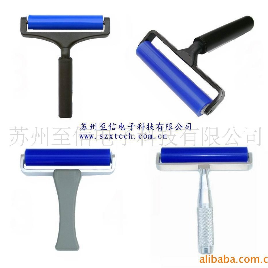 批发供应6寸粘尘滚轮 矽胶滚筒 滚轮 手动除尘滚轮