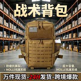 跨境户外登山包健身运动背包涤纶时尚男女多功能通用战术背包防水