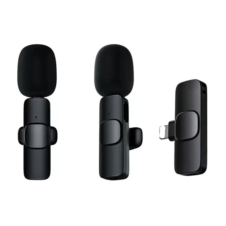 Clip de collar inalámbrico micrófono uno para dos teléfono móvil al aire libre micrófono vivo Bluetooth grabación radio reducción de ruido mini image 7