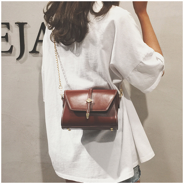 Piccola borsa a tracolla rétro donna borsa spalla stile coreano_voghion.com