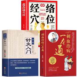 3册刺血治病一本通中医针灸入门图解经络穴位 放血治百病针灸大成