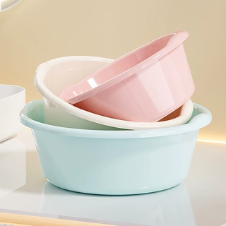 加厚脸盆洗脸盆家用塑料盆学生宿舍洗衣服脸盆搓衣盆泡脚盆洗菜盆