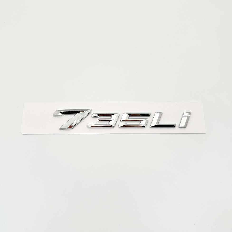 Applicable to BMW 23 7-series rear letter label 735i740i modified digital displacement label 740Li car label