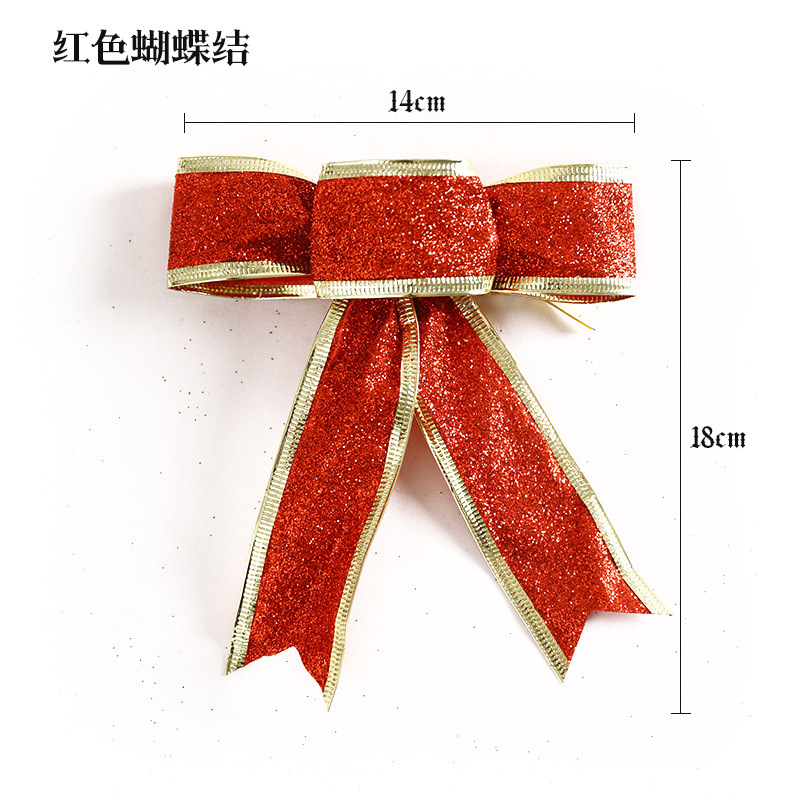 Transfronterizo nueva decoración de Navidad accesorios de lentejuelas arco Decoraciones de vacaciones decoración del árbol de Navidad colgante