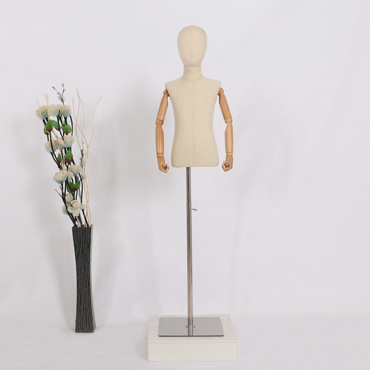 Modelo DE LOS NIÑOS apoyos medio cuerpo soporte con diadema mano ventana pantalla soporte niños y niñas tienda de ropa modelo estante image 16