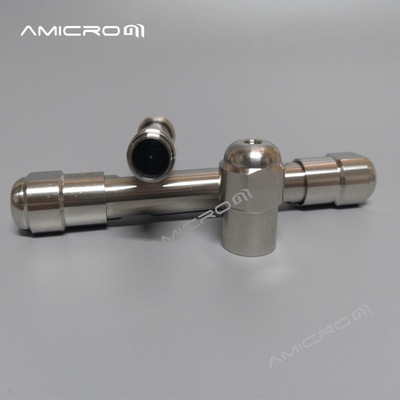 AMLC019液相色谱柱空柱不锈钢半制备柱空柱管10×50mm 1/16"管路|ru