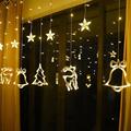 跨境热卖彩灯LED网红圣诞节装饰灯led窗帘灯串装饰品创意寝室装饰