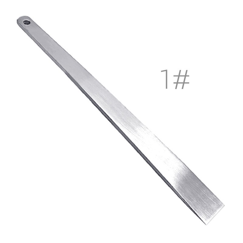 不锈钢修脚刀刻刀雕花刀美缝刀工具美甲刀刮指甲长条修甲刀1号刀