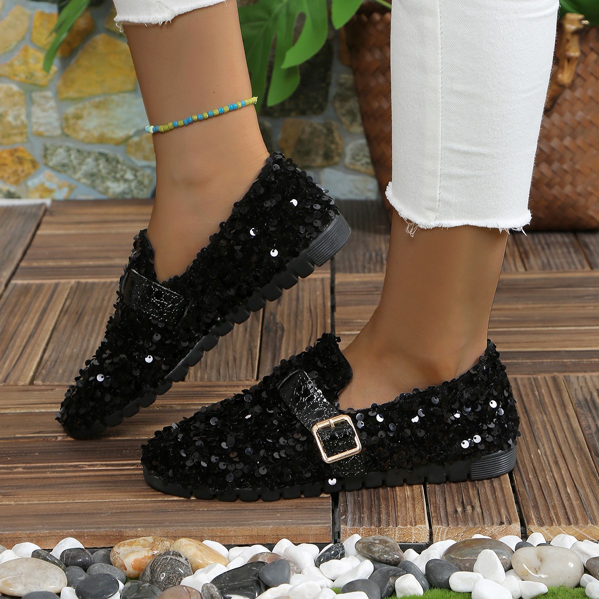 Ženski čevlji velike velikosti Mary Jane Shoes_voghion.com