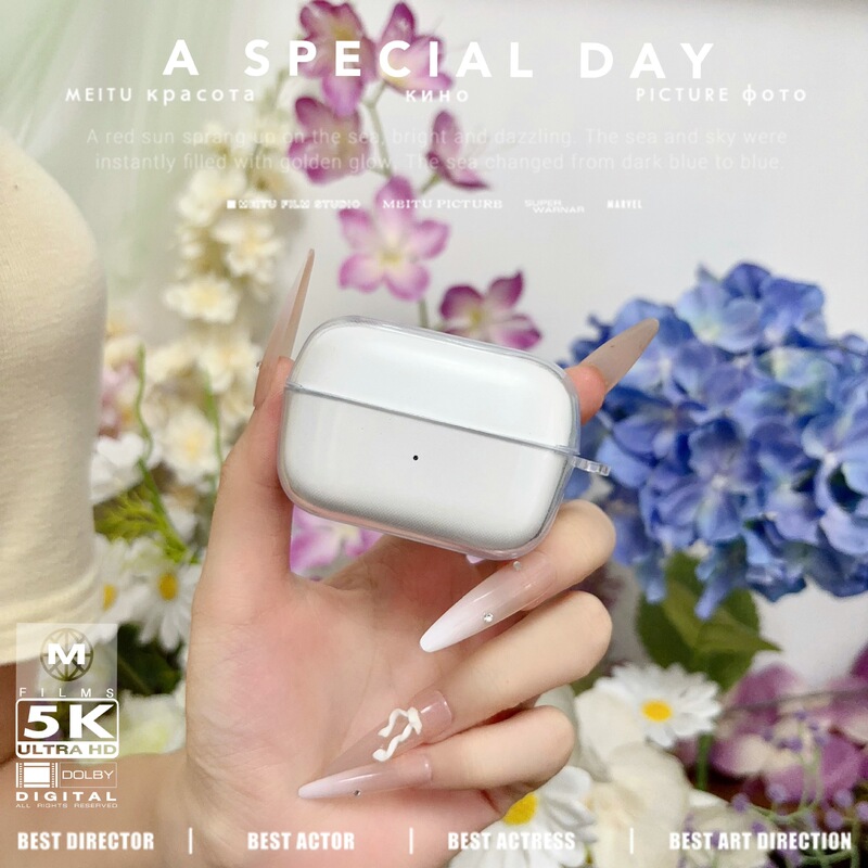 Suitable for Soundcore C50I Ear Clip Headphones, Transparent Soft Case, Simple C50I Protective Cover, Simple Anti-Drop
