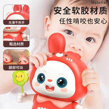 新款爆款热卖电动跳舞兔子玩具婴儿练习抬头翻身爬有声会动儿童