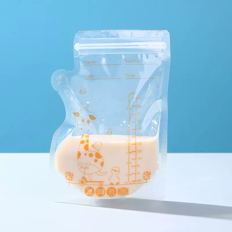 厂家直发250ml储奶袋现货速发 8OZ壶嘴款 婴儿母乳储存袋一箱起订