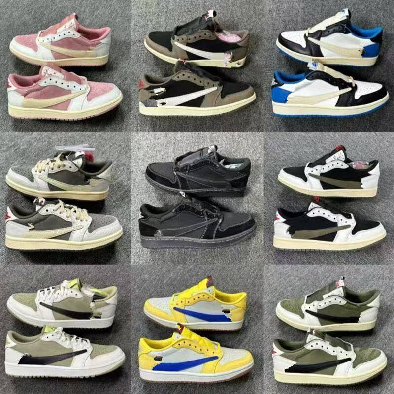 Cross-border bestseller AJ1 reverse hook sneakers, breathable and non-slip, Black Warrior Mocha sports shoes, low-top men's and women's Jordan 1 basketball shoes Cross-border bestseller AJ1 reverse hook sneakers, breathable and non-slip, Black Warrior Mocha sports shoes, low-top men's and women's Jordan 1 basketball shoes