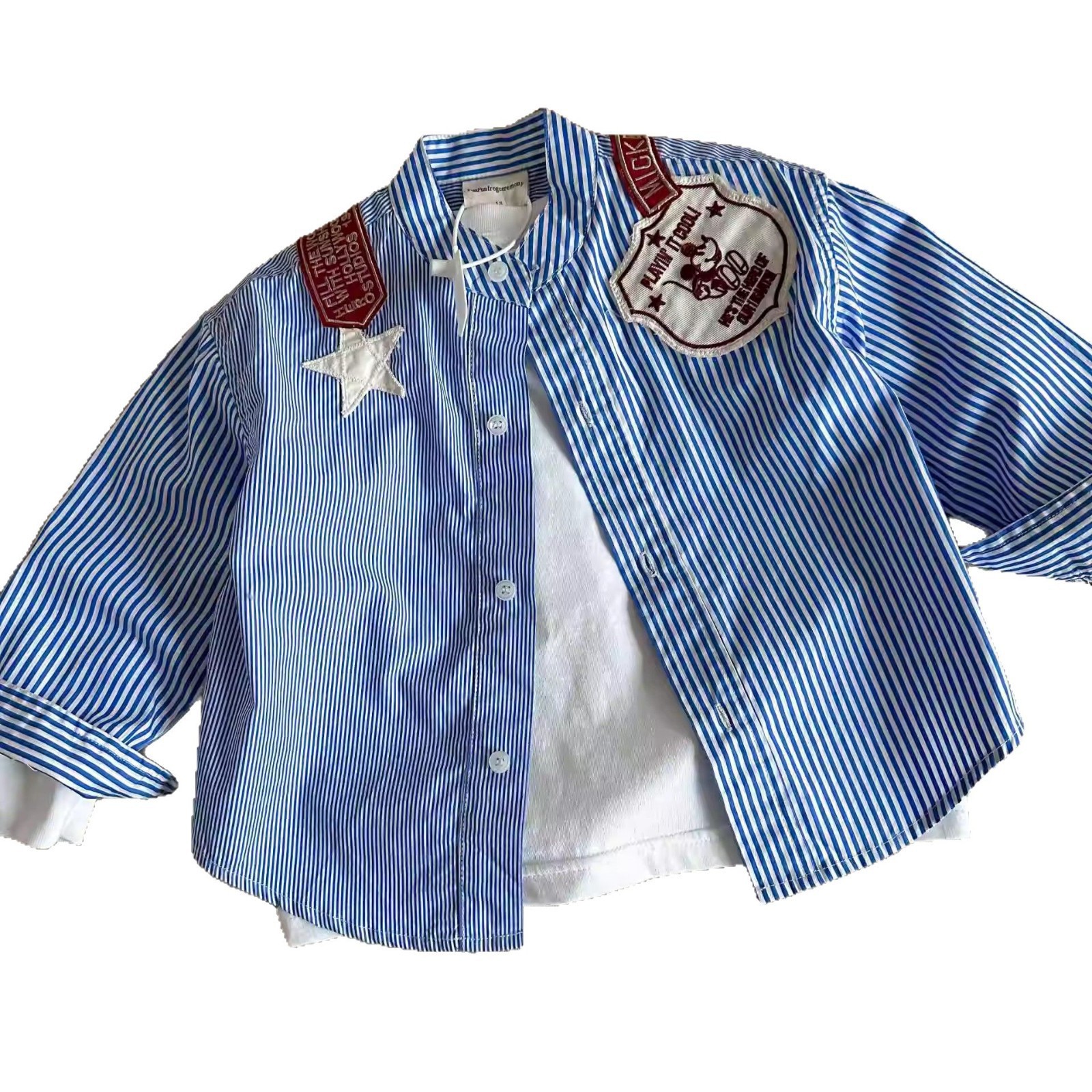 Xianning Seven Camisas para niños Nuevos productos de primavera Niños y niñas de manga larga Niños Ropa para niños japoneses Camisas para niños