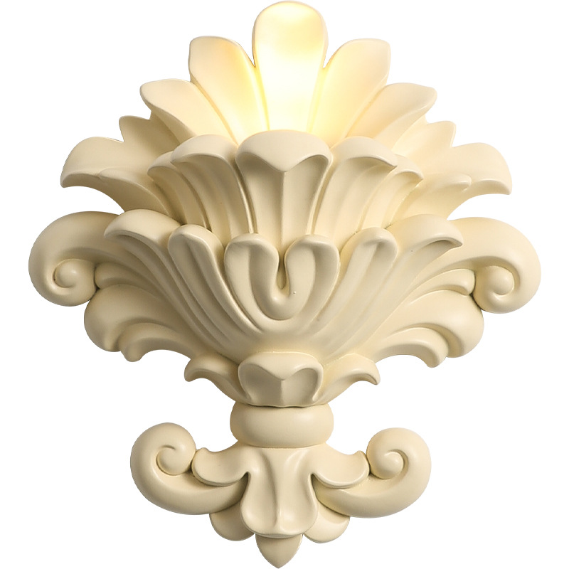 Luz de pared en relieve francés retro