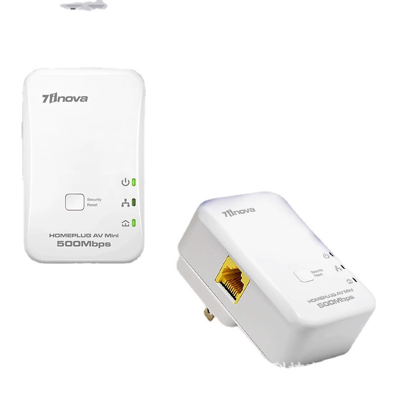 Сет сетевого адаптера Ethernet 7inova AV500 для домашней сети, IPTV и Qualcomm connectivity