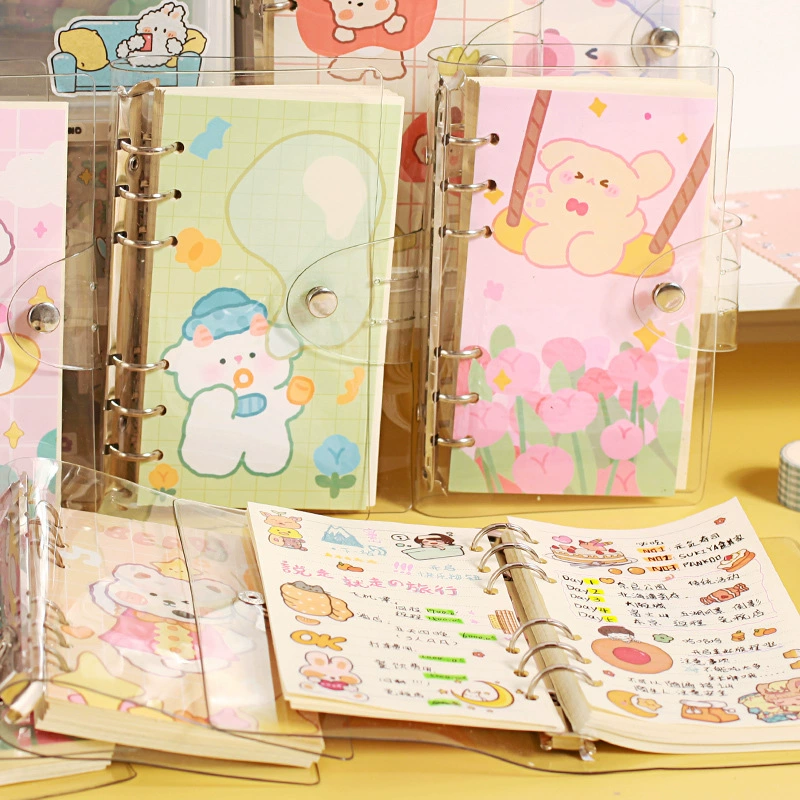 Cartoon high quality notebook for elementary school students, detachable book, tear-off sheet, internet celebrity