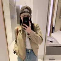 Куртка RL Laff Pony с принтом логотипа, топ-поло Old Cadre, классическая повседневная куртка Harrington, женская куртка