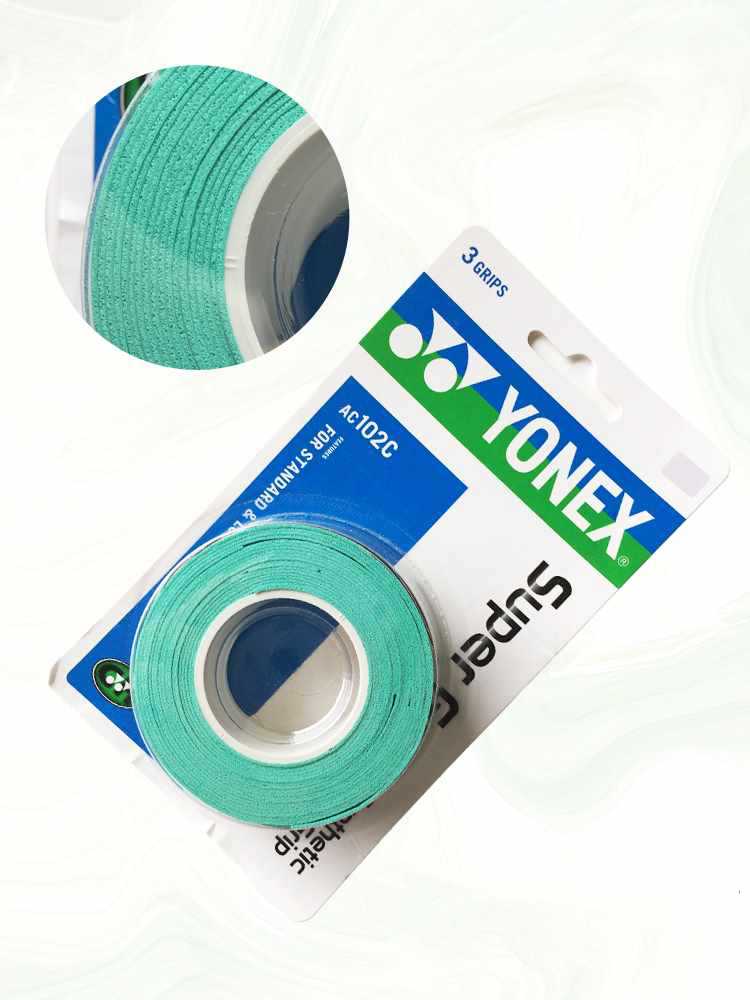 YY 배드민턴 라켓 핸드 접착제 테니스 미끄럼 방지 랩 벨트 땀 벨트 AC102C 3 팩 108EX 다른 풀 서클