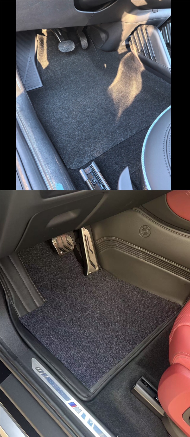 Universal car floor mats, freely cuttable, suede car mats, full coverage upper layer protective mat, can be cut to size, anti-dirt