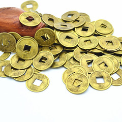 アンティーク 1.4 五帝のお金合金小さな銅貨 diy 金のなる木アクセサリー接着剤携帯電話ケース装飾品バルク