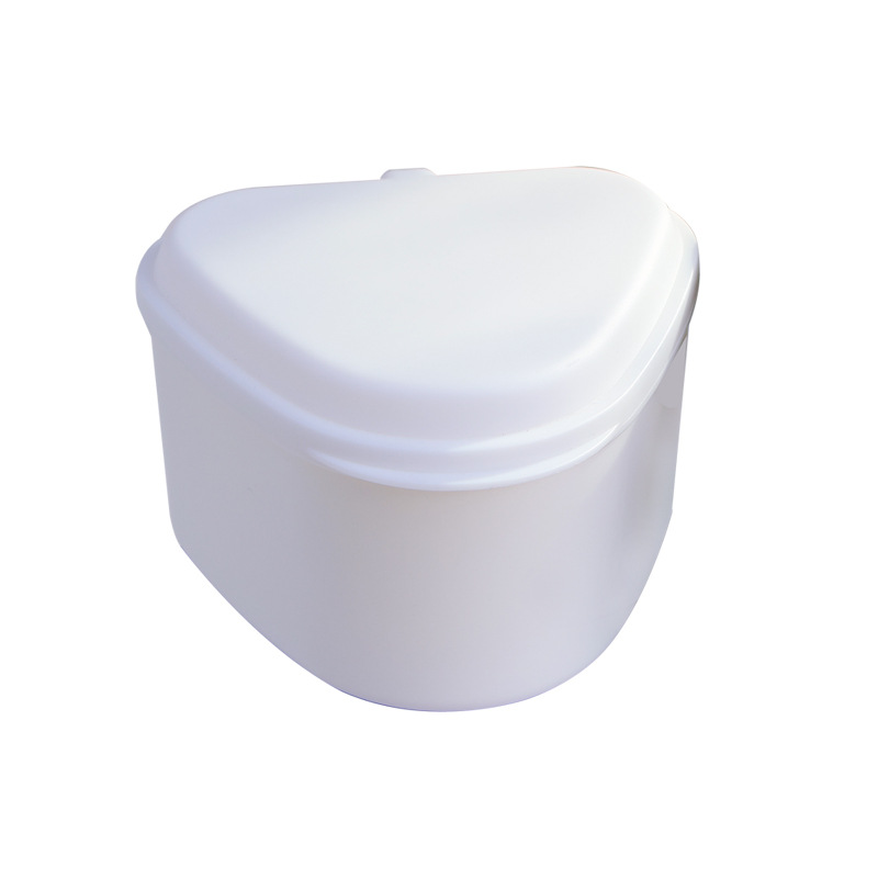 Caja de plástico de embalaje, caja de boca completa de dentadura, caja de retención de ortodoncia dental, caja de dentadura portátil, caja de almacenamiento de dientes