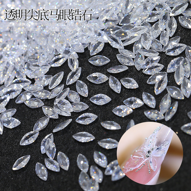 Internet Celebrity Marquise Zircon Nail Art Diamond Wholesale Crystal Butterfly Ice Transparent Pointed Bottom Diamond Zirconium Water Drop Transparent Diamond Nail Jewelry Internet Celebrity Marquise Zircon Nail Art Diamond Wholesale Crystal Butterfly Ice Transparent Pointed Bottom Diamond Zirconium Water Drop Transparent Diamond Nail Jewelry