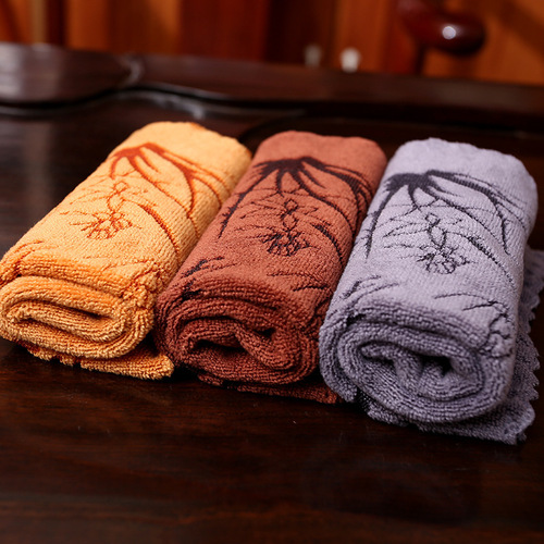 Household cleaning towels, lint-free towels, small square towels, Chinese style tea towels, Zen rags, car wiping and table wiping
