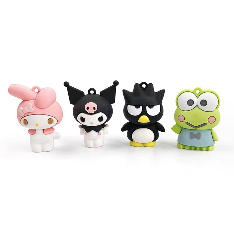 Брелок Sanrio мультяшная фигурка, украшение для сумки, прибл. 5×3,5×2,5 см, разные персонажи