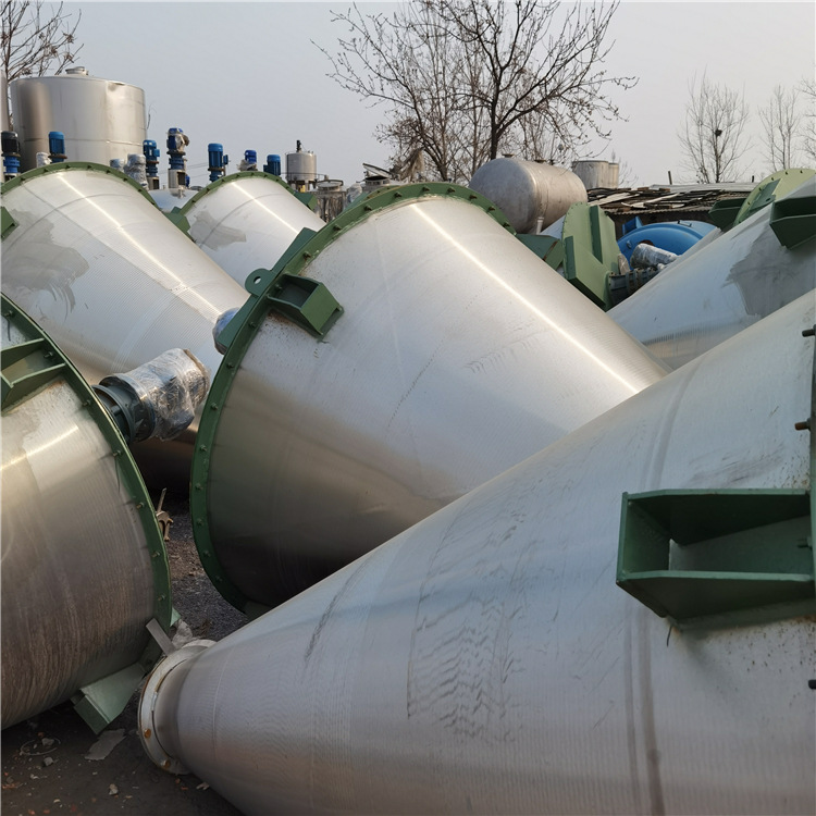 购销二手2立方双螺旋锥形混合机二手3立方不锈钢双螺旋锥形混合机