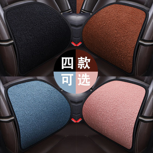 跨境熱賣冬季腰靠家車兩用腰靠腰墊加粗鋼絲保暖座椅護腰墊羊羔絨