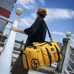 旅行カバン男性用大容量リュックサック旅行斜め掛けカバン手提げカバン乾湿分離フィットネスバッグ