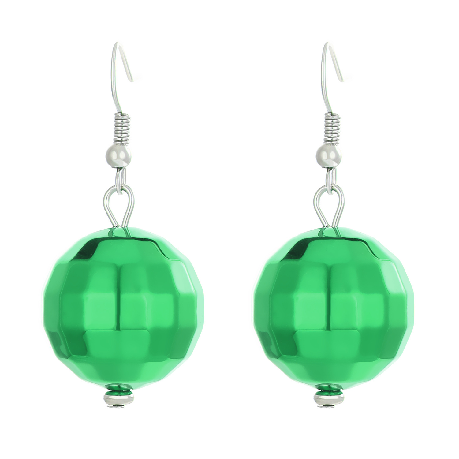 Moda transfronteriza europea y americana ronda pendientes collar retro simple disco pulsera traje de mujer electrochapado joyería al por mayor